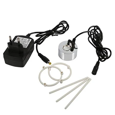 Imagen de Haofy Fabricante de Niebla ultrasónica 24V Fogger Water Fountain Pond Atomizador Humidificador Aire con Adaptador Decoración baño Tanque Peces Jardín hidropónico Estanque césped (EU)