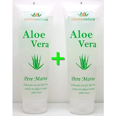 Imagen de IB Cosmetics 40140 Gel aloe vera 100%, 250 ml x 2 unidades