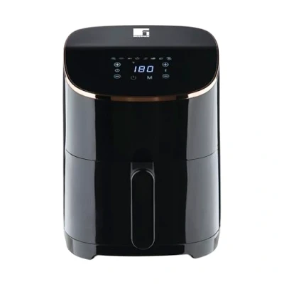 Imagen de BERGNER Copper Freidora de Aire 4.8 litros 1300w Temporizador 30 Minutos Temperatura Ajustable Cesta y Revestimiento Antiadherente Air Fryer Segura Al Tacto Sin apenas Aceite, Cobre