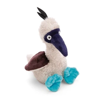 Imagen de NICI Peluche Bobo de Patas Azules Sula 18cm Beige Juguete Hecho Suave Tejido Peludo para abrazar y Jugar, niños Adultos, Gran Idea Regalo