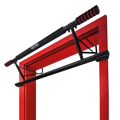Imagen de Barra Dominadas para Puerta Sin Fijación de Tracción Tornillos Marco Profesional Pull Up Bar