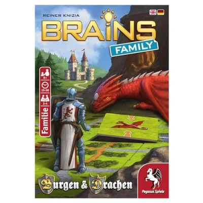 Imagen de Pegasus Spiele 51811G Brains Family Castillos y Dragones