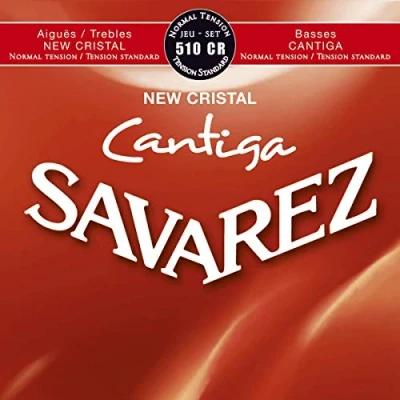 Imagen de Savarez Cuerdas para Guitarra Clásica New Cristal Cantiga juego 510CR Tensión normal