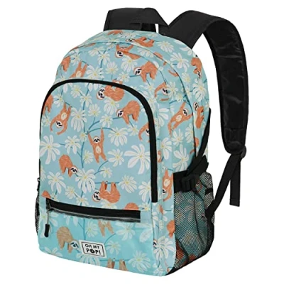 Imagen de Oh My Pop! Lazy Mochila Fight Clear, Turquesa, 31 x 44 cm, Capacidad 24 L