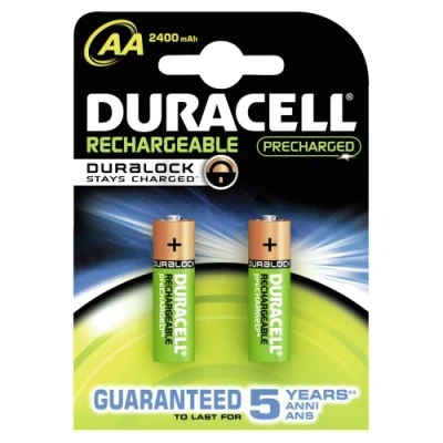 Imagen de Duracell Pila recargable Stay Charged AA (2pcs)