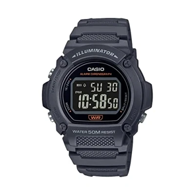 Imagen de Casio Reloj Digital para Hombres de Cuarzo con Correa en Resina W 219H 8BVCF