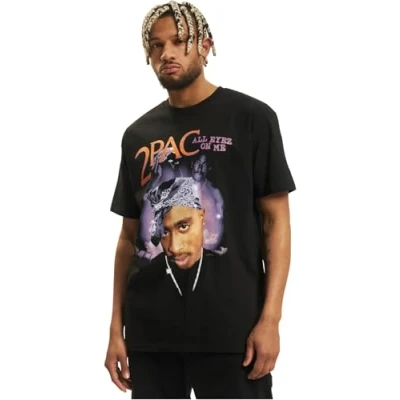 Imagen de Upscale by Mister Tee Tupac ALL EYEZ ON ME Anniversa Camiseta estampada, Hombre, Talla: XXL, Black