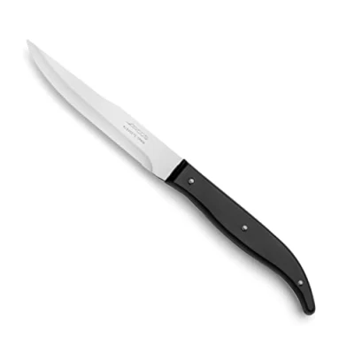 Imagen de Arcos Serie Cuchillos de Mesa Cuchillo Chuletero Hoja Serrada Acero Inoxidable Nitrum 110 mm Mango Nylon Color Negro