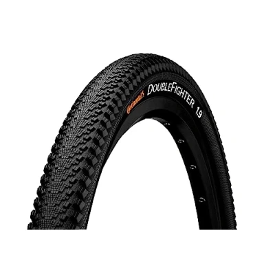 Imagen de Continental DoubleFighter III Bicycle Tire, Unisex Adult, Black, 24&quot;, 24 x 2.0