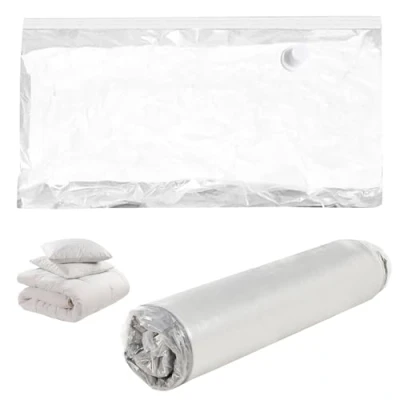 Imagen de Bolsas grandes de almacenamiento al vacío 220 x 100 cm, reutilizables que ahorran espacio, bolsa colchón sellada para mudanza/almacenamiento colchones espuma