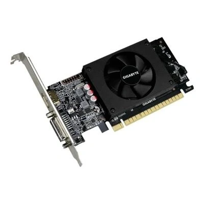 Imagen de Gigabyte GV N710D5 2GL Tarjeta gráfica (GeForce GT 710, 2 GB, GDDR5, 64 bit, 4096 x 2160 Pixeles, PCI Express x8 2.0)