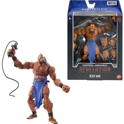 Imagen de Masters of the Universe (Masters del Universo Revelation) Figura Beast Man, muñeco articulado de juguete (Mattel GYV16)