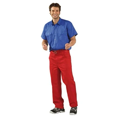 Imagen de Planam 621060 Pantalones bund mg 290, tamaño 60, medio de color rojo