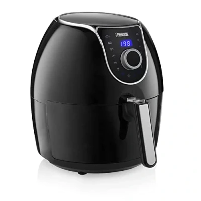 Imagen de Princess 182055 Freidora sin aceite, 5,2 L, Ahorra hasta un 62,2% de energía, pantalla digital con botón y táctil, 8 programas, BPA ni PFOA, tiempo temperatura ajustables, 30 Recetas PDF