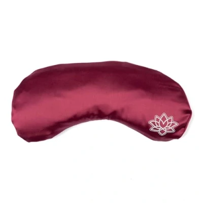 Imagen de Bodhi almohada suave para los ojos con relleno de lavanda y linaza máscara yoga, relajación meditación funda maco satén o seda bienestar el hogar