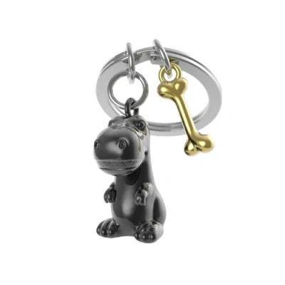 Imagen de O meta[l]morphose Metalmorphose Llavero T Rex y sonido hueso MTM225 01, Negro, talla única