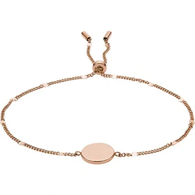 Imagen de Fossil Pulsera Para Mujer Estrecha, Longitud Interior Mín.: 165mm Oro Rosa No Aplicable, JF02898791