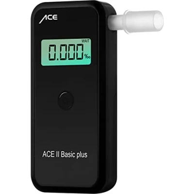 Imagen de ACE AL9000 Alcoholímetro con Sensor electroquímico, Color Negro