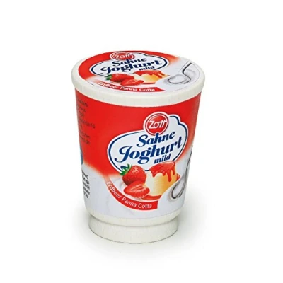 Imagen de Erzi 3,9 x 4,8 cm Pretend Juega Grocery Madera Shop Mercancías Zott Crema Yogur