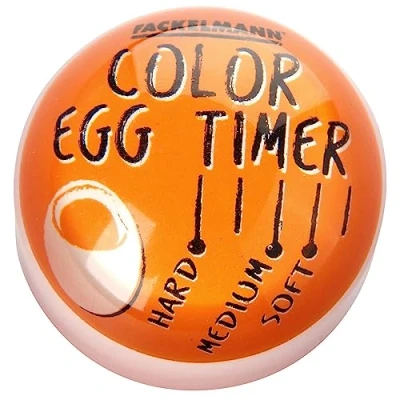 Imagen de FACKELMANN EI Koch_Indikator Indicador de cocción Huevo, Naranja/Blanco/Negro, ca. 4,5 x 3,1cm