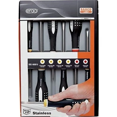 Imagen de Bahco BE 9881i Juego 6 Destorn. Ergo Inox Pl/Ph