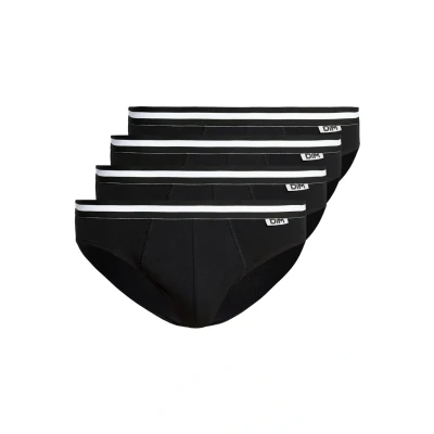 Imagen de DIM Ecodim Brief 4 PACK Braguitas, Hombre, Talla: Small, Black