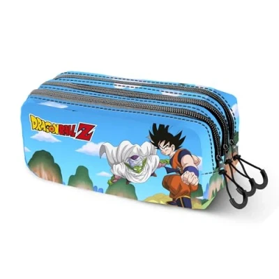 Imagen de Karactermania Dragon Ball (Bola de Dragón) Goku Piccolo Estuche Portatodo Trick Fan 2.2, Azul, 23 x 11 cm