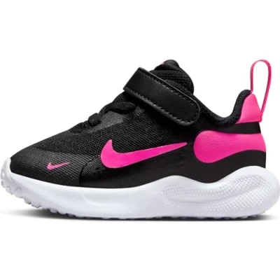 Imagen de Nike Performance Revolution 7 Unisex Zapatillas de running neutras para niños, Talla: 17, Black/hyper pink/white Zapatos