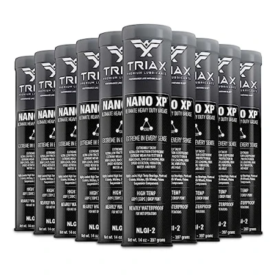 Imagen de Grasa de Alta Temperatura TRIAX Nano XP, Totalmente Sintética con Fullereno, Punto Caída &gt;330 C. Para: Rodamientos Rueda Temperatura, Chasis/Quinta Rueda, Aplicaciones Marinas.
