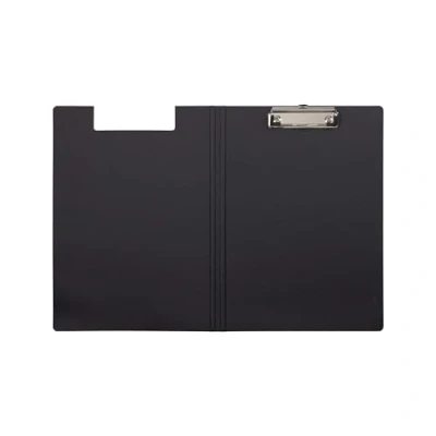 Imagen de MAUL MAULbalance Carpeta A4, de conferencias cartón con aspecto elegante, Pinza metálica moderna para guardar papel, oficina, cocina y taller, Negro