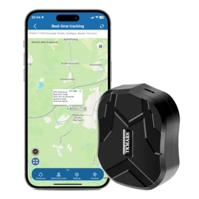Imagen de Localizador GPS para Coche con App Gratuita 10000mAH Batería 150 Días Larga Duración Rastreador Seguimiento en Tiempo Real Varias Alarmas Antirrobo Tracker Vehículos Moto Camiones TK905B