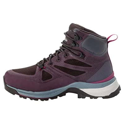 Imagen de Jack Wolfskin Force Striker Texapore Mid W, Zapatillas para Caminar Mujer, Purple Grey, 37.5 EU