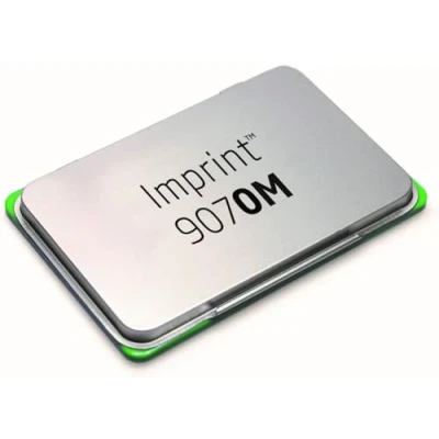 Imagen de Trodat 9070M Imprint Almohadilla impregnada de tinta verde a base agua para sellos manuales, tamaño pequeño, 69 x 47 mm, estructura metal y plástico