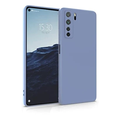 Imagen de MyGadget Funda para Huawei P40 Lite 5G en Silicona TPU Carcasa Slim &amp; Flexible Case Resistente Antigolpes y Anti choques Ultra Protectora Azul