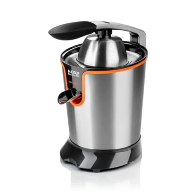Imagen de Exprimidor de cítricos HAEGER Pro Juice 600 600W en acero inoxidable