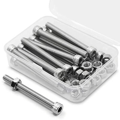 Imagen de M6 * 70mm Caja de combinación tuerca y perno Allen 15 piezas Pernos acero inoxidable 304