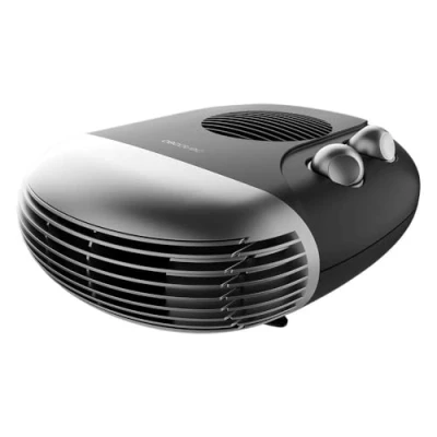 Imagen de Cecotec Calefactor Eléctrico Bajo Consumo ReadyWarm 2000 Max Horizon Black, Termoventilador de W, 3 Modos, Termostato Regulable, Uso Sencillo, Área Cobertura 20 m2, Negro