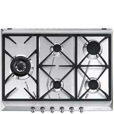 Imagen de Smeg SRV575GH5 Placa, 2600 W, Acero Inoxidable