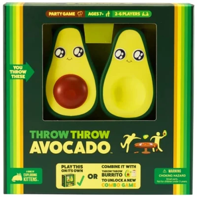 Imagen de Exploding Kittens Throw Avocado by Card Games for Adults Teens &amp; Kids Fun Family A Dodgeball Game
