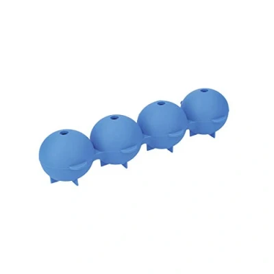 Imagen de Colourworks Moldes para Hielo en Forma de Esfera, Silicona, Azul, 21,5 x 7 4 cm