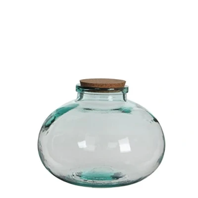 Imagen de Bote DE Cristal Redondo Olly con TAPÓN Corcho
