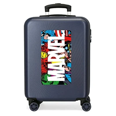 Imagen de Marvel, Action Maleta De Cabina Rígida 55cm Niños, Azul (Blue), Media
