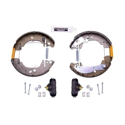 Imagen de HELLA Shoe Kit Pro 8DB 355 004 121 frenos, disco de tambor con cilindro freno rueda, accionador FORD: Transit Mk3 Furgón