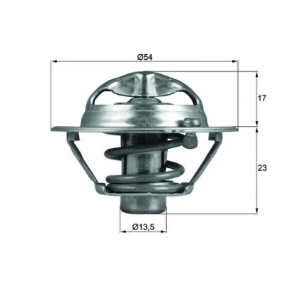Imagen de MAHLE ORIGINAL TX 118 82D Termostato, refrigerante 82 54 con junta HYUNDAI: i30 I Hatchback, III i40 Berlina, KIA: cee‘d Hatchback
