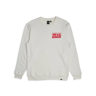 Imagen de DEUS SUDADERA WHITE NICE TO SEE YOU L