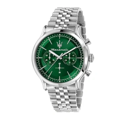 Imagen de Maserati Reloj para Hombre, Cronógrafo, Analógico, Correa de Acero, Resistente al Agua, Caja 42 mm, Colección Vintage R8873618033