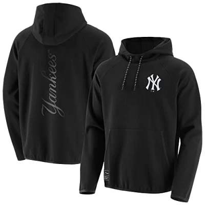 Imagen de Fanatics NFL MLB Mono Sudadera con capucha para hombre, color: Yankees (negro); Talla: S, Black