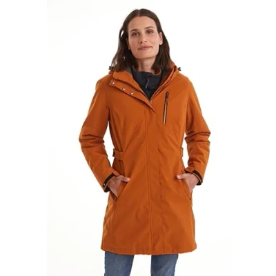 Imagen de Killtec Women&#039;s Parka funcional/parka con capucha cremallera KOW 165 WMN PRK, dark curry, 50, 37726 000