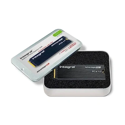 Imagen de Integral Unidad de Estado sólido SSD NVME 1TB M.2 2280 PCIe Gen4x4 R 5000MB/s W 4500MB/s TLC M2, SSD, M2