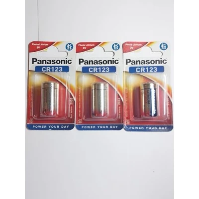 Imagen de Pila de Litio Panasonic CR123A 3V Blister 1 x3 Paquete 3